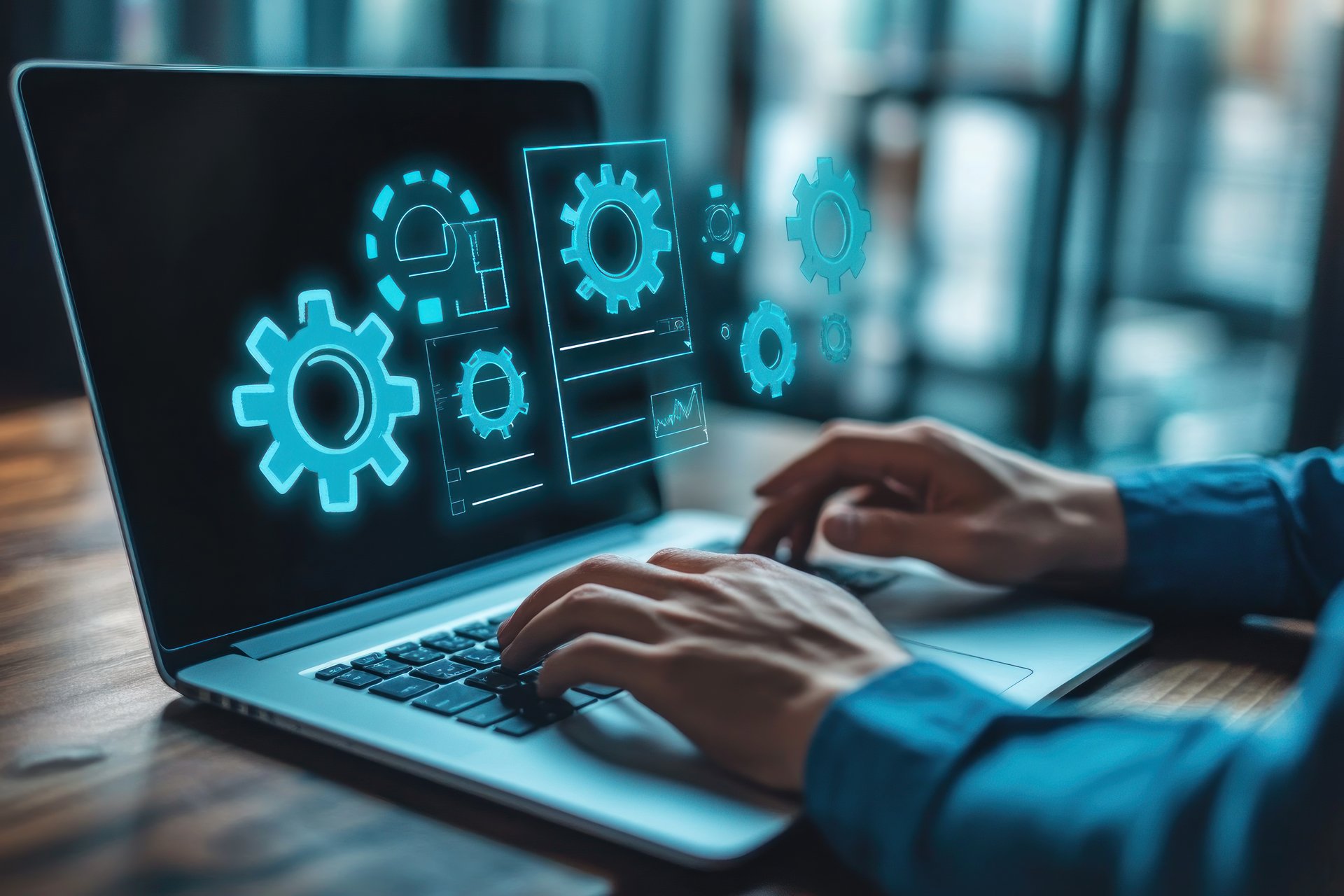 portatil-con-engranajes-brillantes-y-una-interfaz-digital